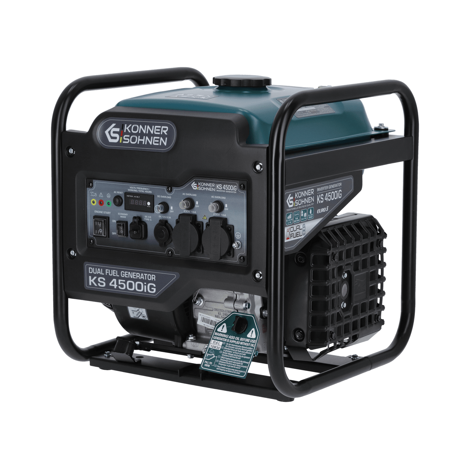 Dual Fuel-Inverter-Generator KS 4500iG