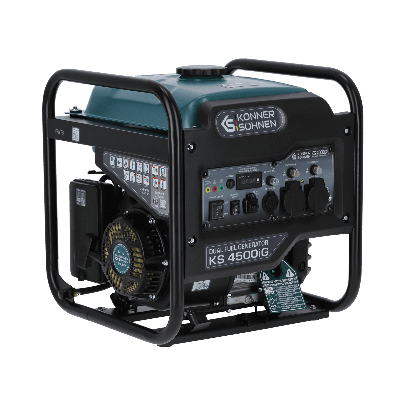 Dual Fuel-Inverter-Generator KS 4500iG