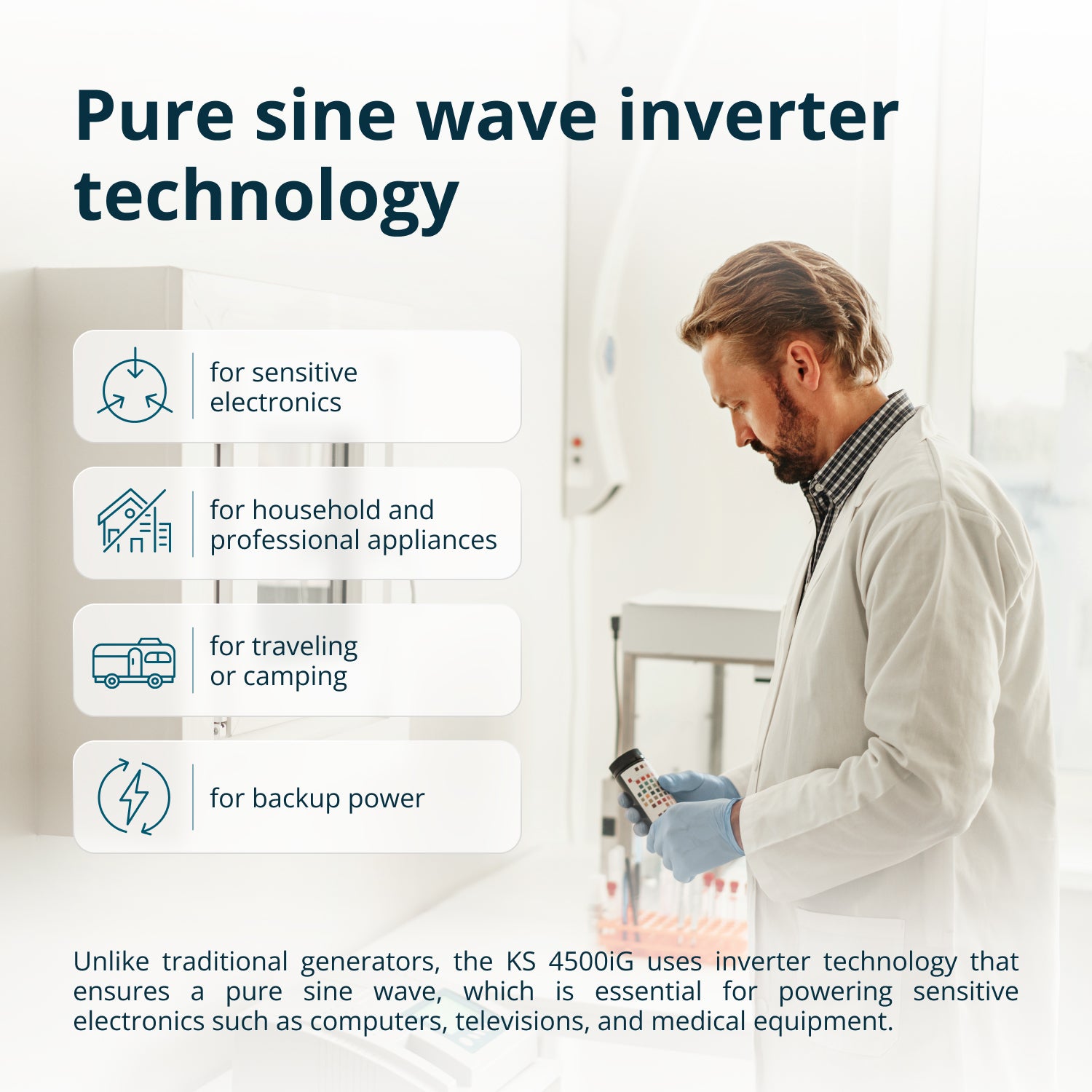 Διπλού Καυσίμου Inverter Γεννήτρια KS 4500iG