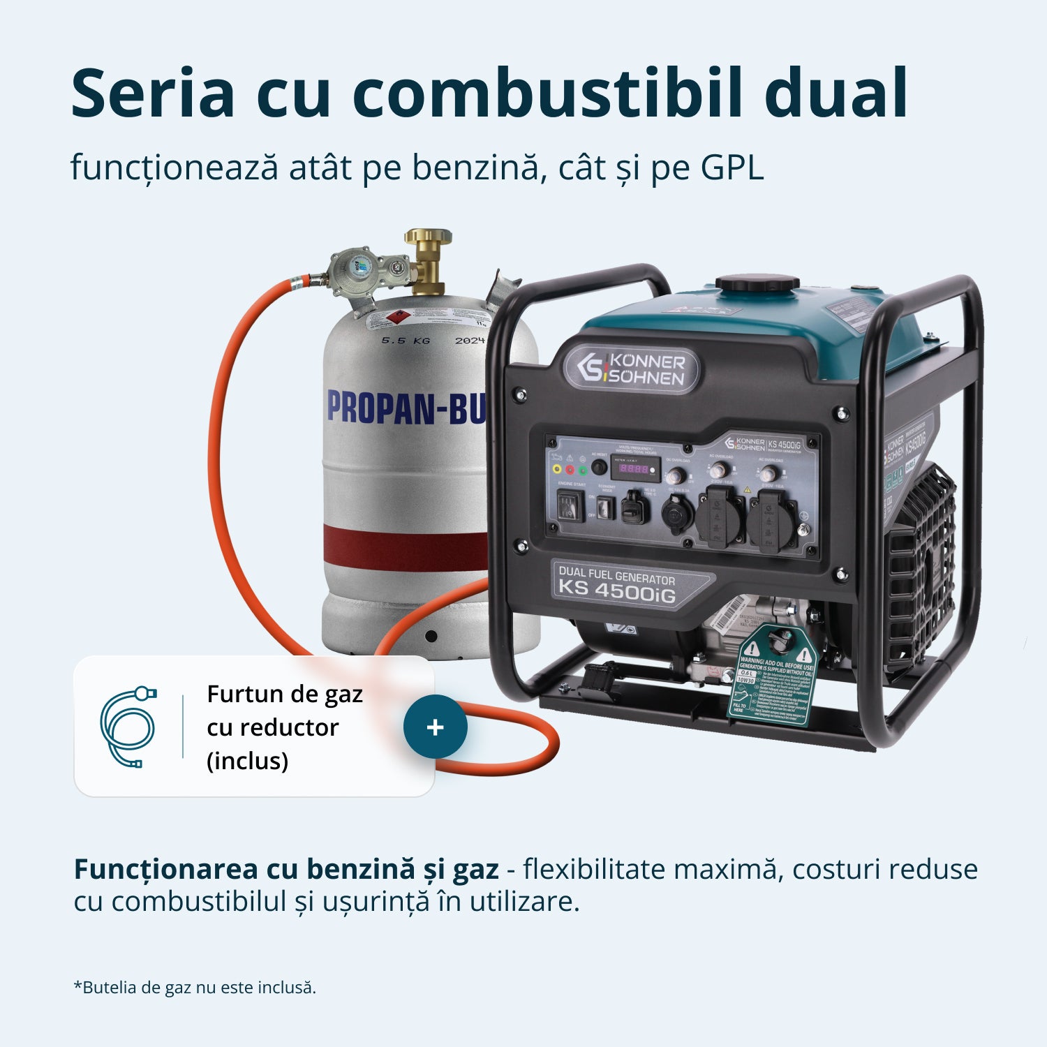 Generator hibrid cu inverterKS 4500iG