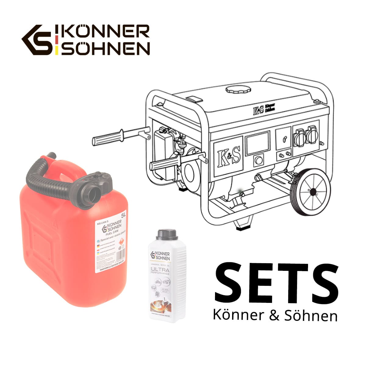 SETPROMO622: KS 8100HDE-1/3 ATSR + KS 10W-30 + KS B2A + KS Cover 20 + KS 6-9D Kit
