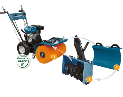 Macchina multifunzione KS 7HP-MFM 80 SET 4 in 1