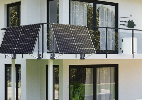Solar power plant on the balcony: offsetting the rise in electricity prices and saving on bills.