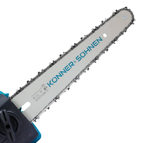 12 tuuman (30 cm) opaslaippa ja 10 m/s ketjunopeus