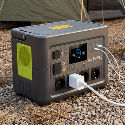High Energy Capacity — 1024 Wh at 1200 W Power