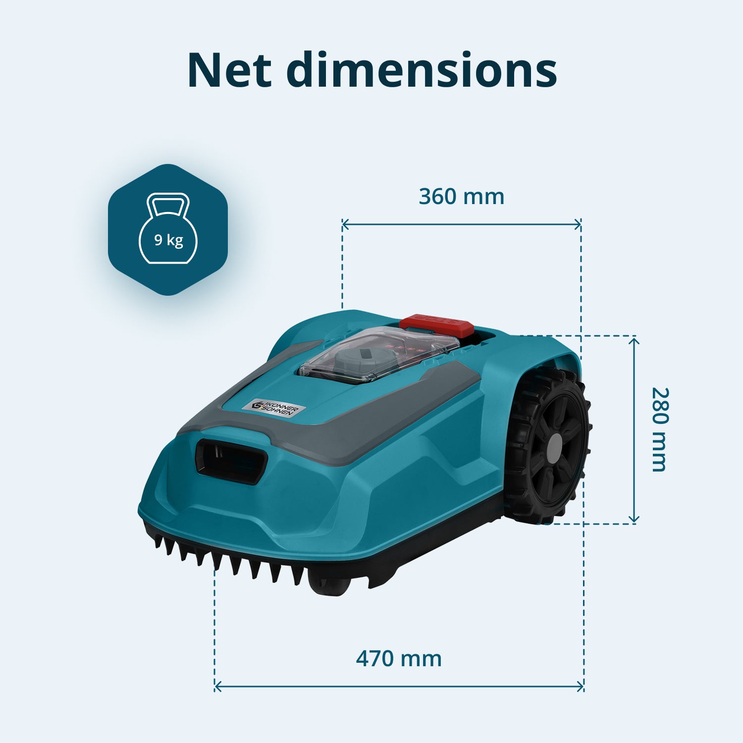 Robotická sekačka na trávu KS 22RLM