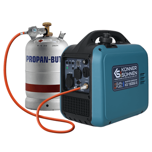 Invertterigeneraattori (LPG/bensiini) KS 1900iG S
