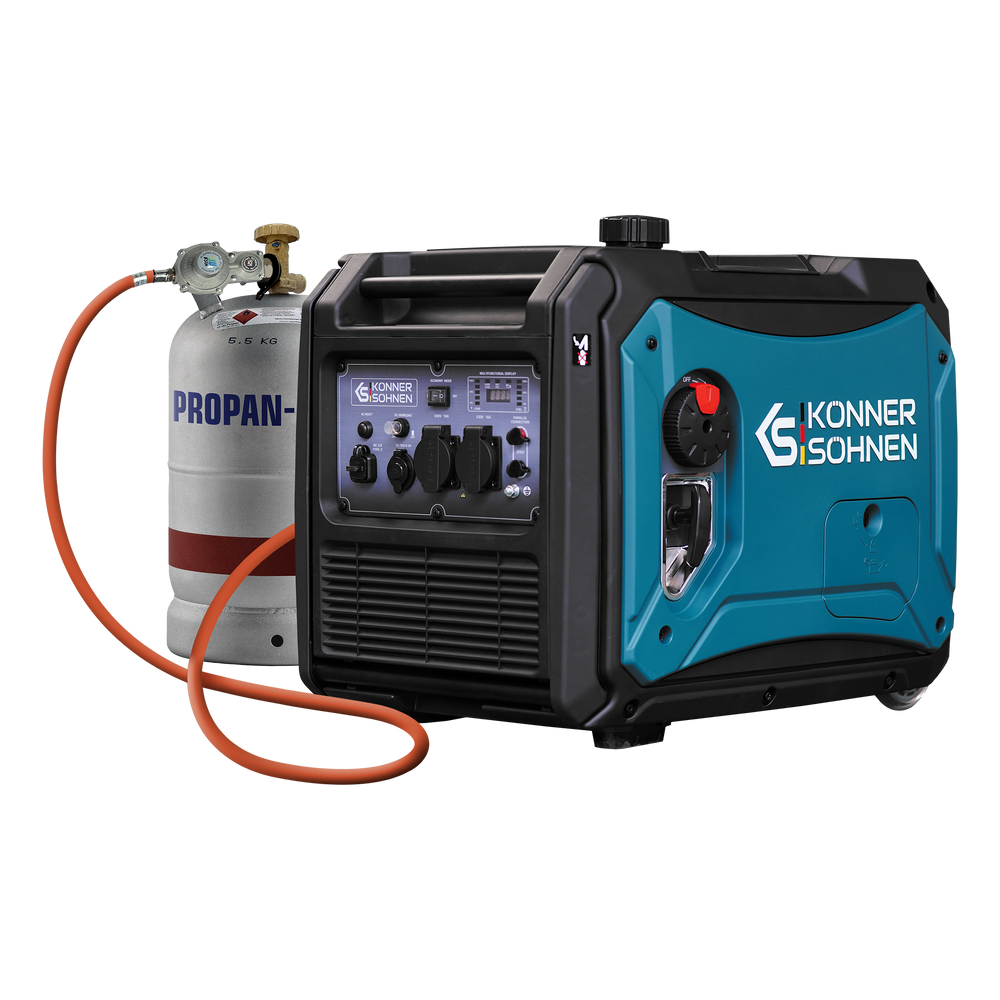 Invertorový generátor na LPG/benzín KS 4000iEG S