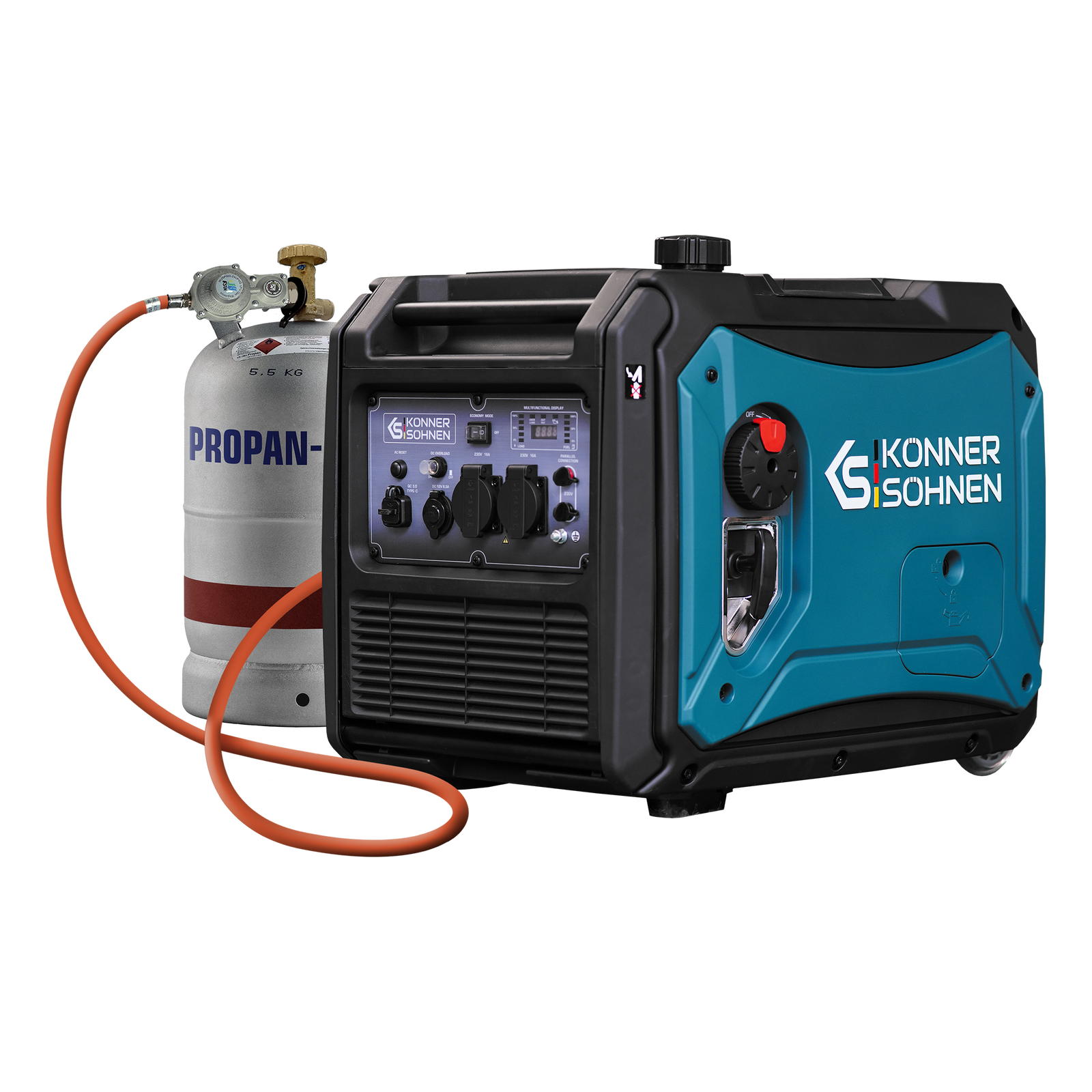 Invertorový generátor na LPG/benzín KS 4000iEG S