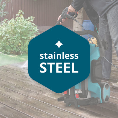 Aluminium pumpehus med stempler i rustfrit stål