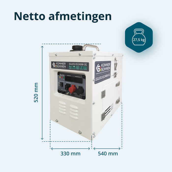 KS 24VM-DC Gelijkstroomgenerator