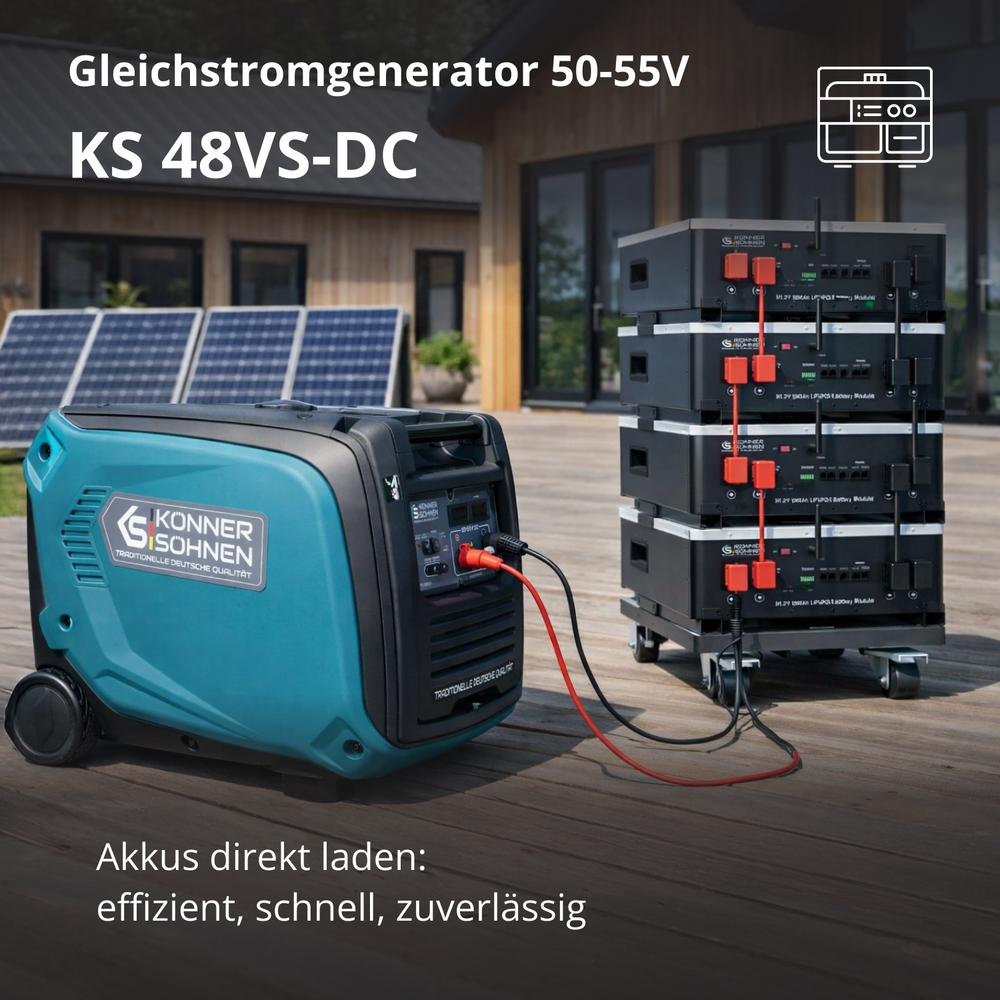 Gleichstromgenerator KS 48VS-DC, Version 50–55V