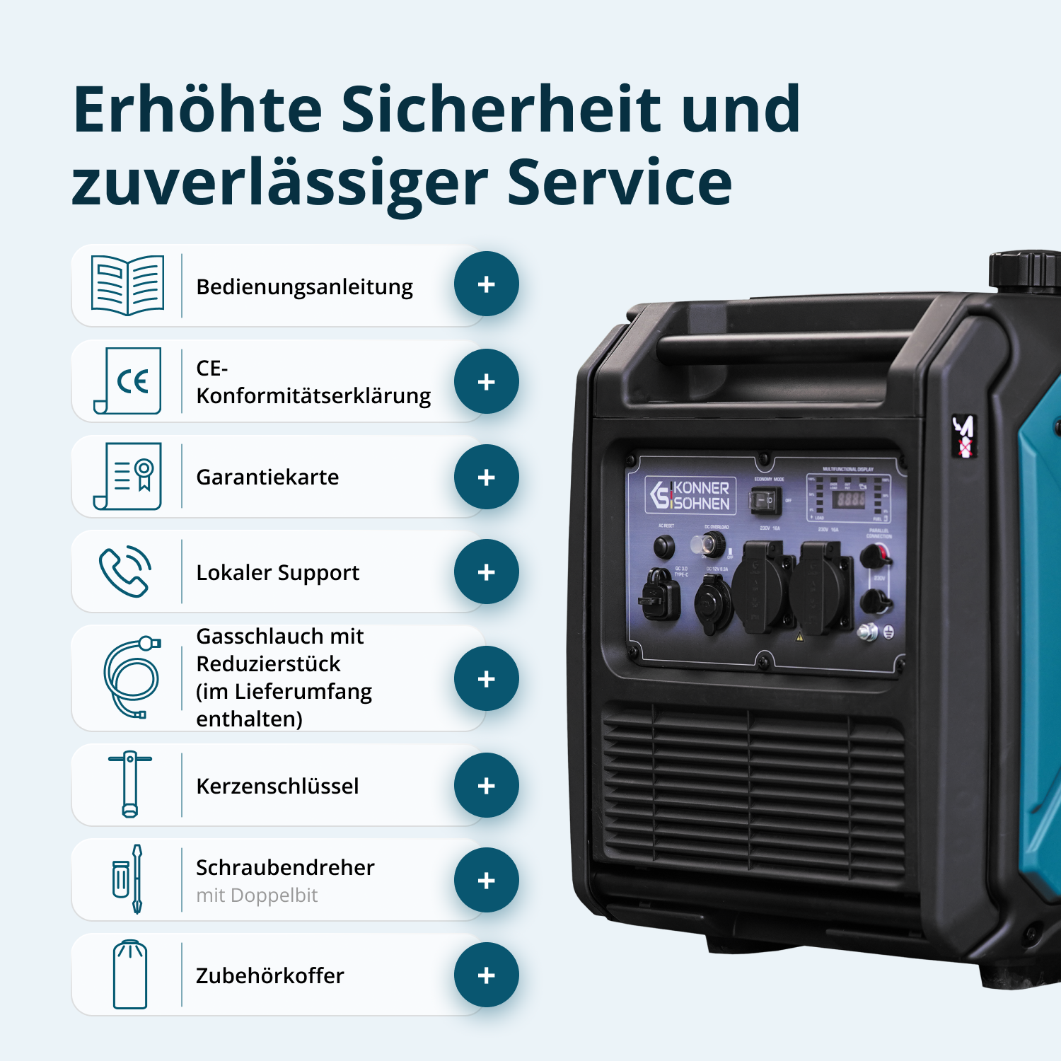 LPG/Benzin-Inverter-Generator KS 4000iEG S