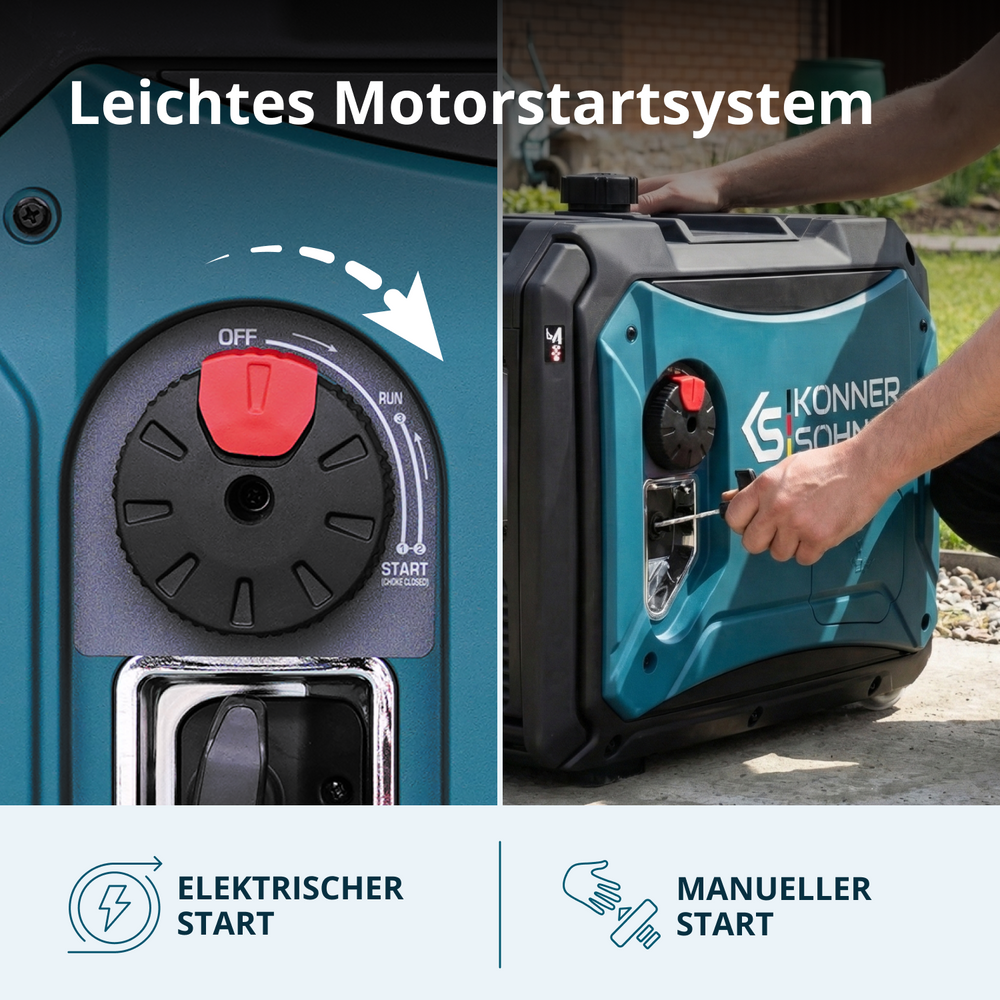 LPG/Benzin-Inverter-Generator KS 4000iEG S
