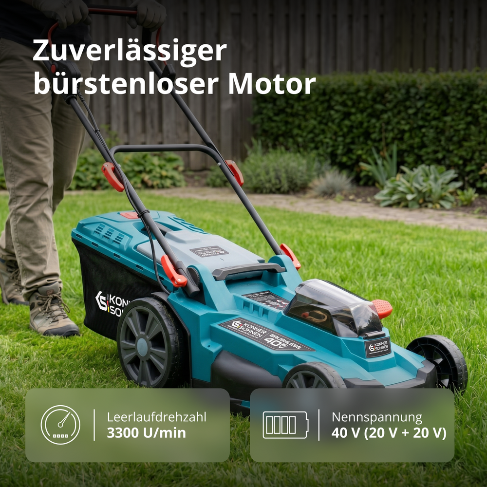 Aktion Rasenpflege-Set KS 43LM-BCT40V-SET