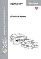 20V 2Ah 4Ah Lithium baterie