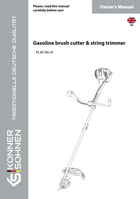 Benzindrevet buskrydder & græstrimmer KS BC16G-4T