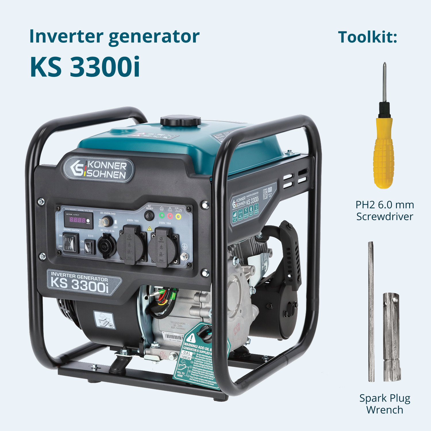 Inverter Generator KS 3300i (Refurbished Excellent)