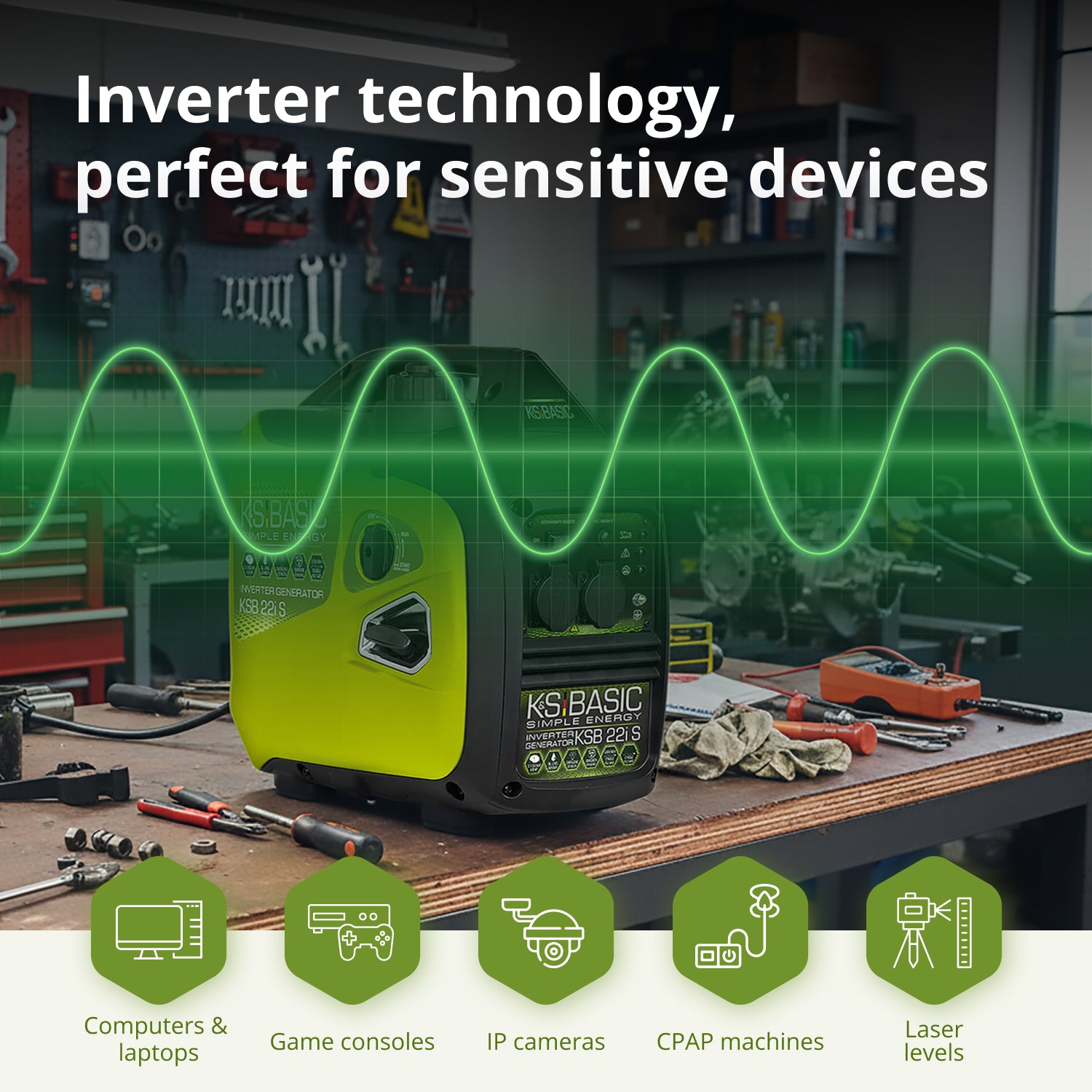 Inverter generator KSB 22i S