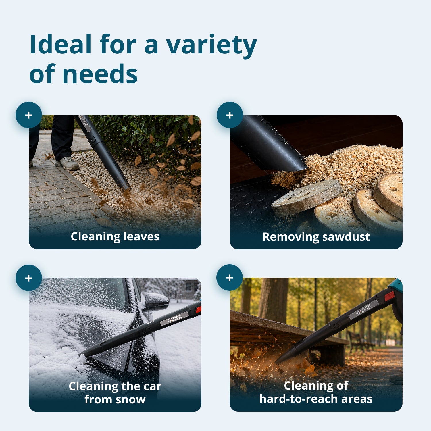 Garden cordless vacuum-blower KS LBV-40V