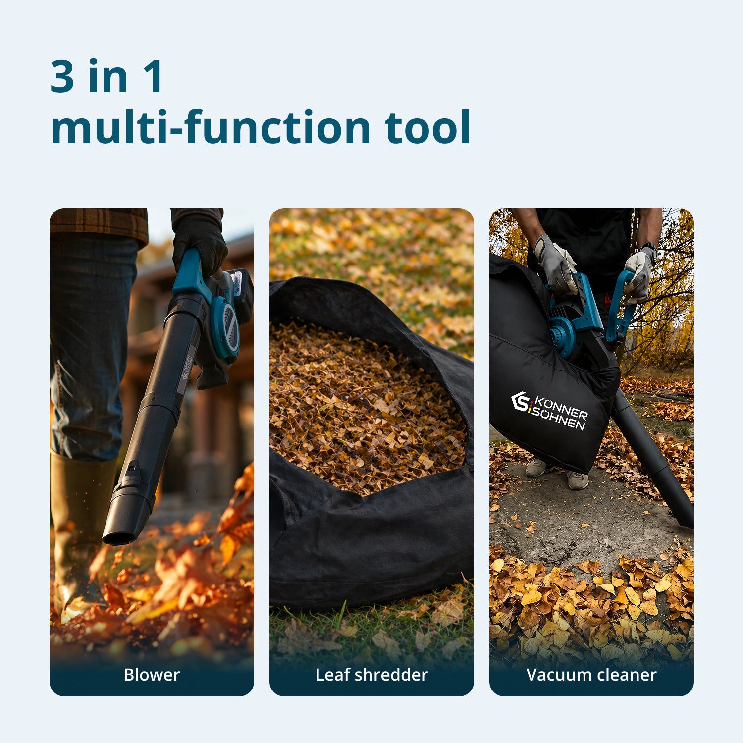 Garden cordless vacuum-blower KS LBV-40V