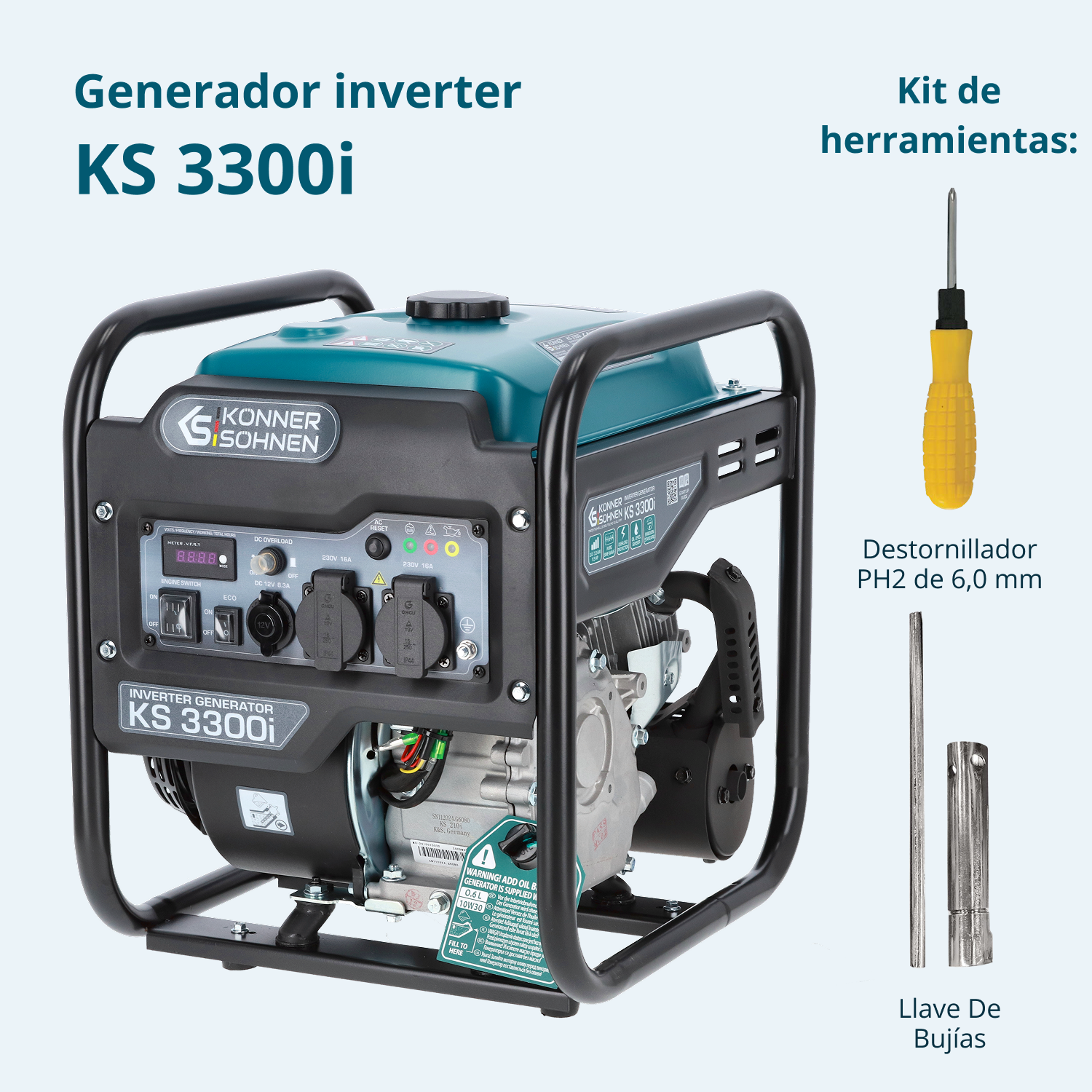 Generador inverter Könner & Söhnen KS 3300i