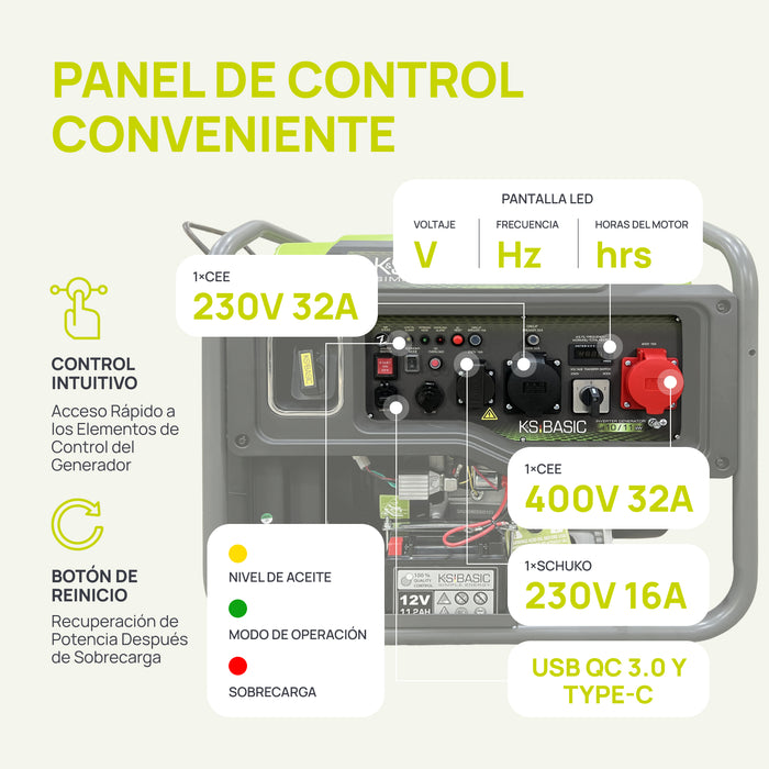 Generador Inverter KSB 110iE-1/3