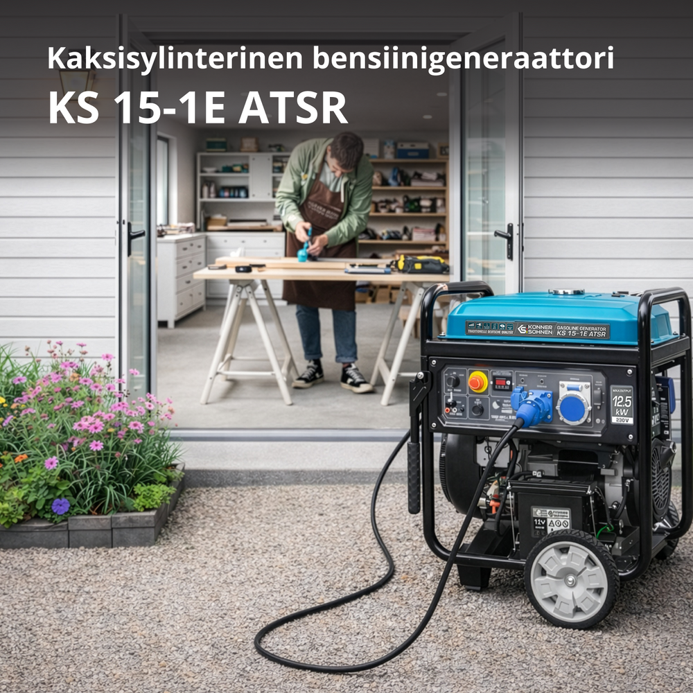 Γεννήτρια βενζίνης «Könner & Söhnen» KS 15-1E ATSR