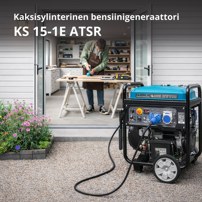 Γεννήτρια βενζίνης «Könner & Söhnen» KS 15-1E ATSR