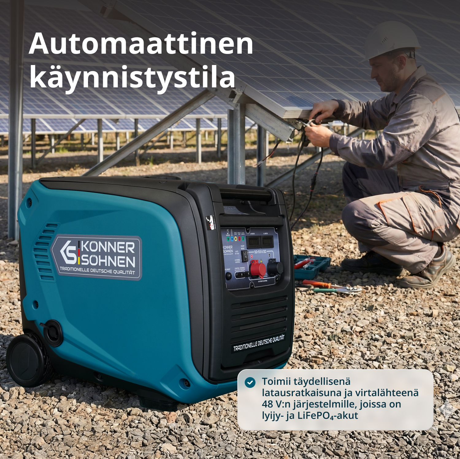 KS 48VGS-DC Generator jednosmerne struje, verzija 50–55V