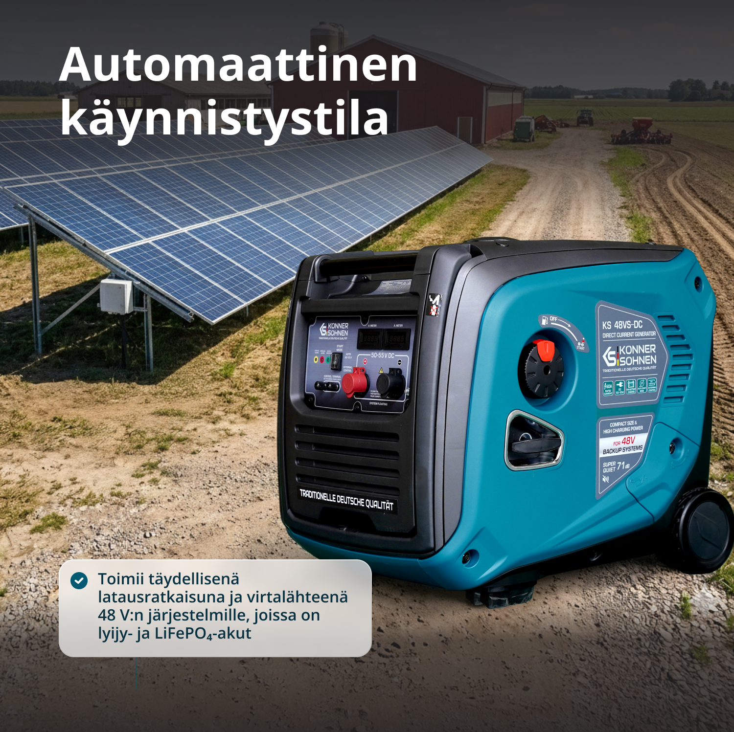 KS 48VS-DC Generator jednosmerne struje, verzija 50–55V