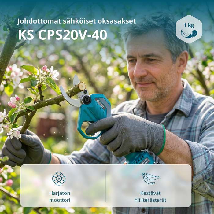 Bežične električne makaze za orezivanje KS CPS20V-40