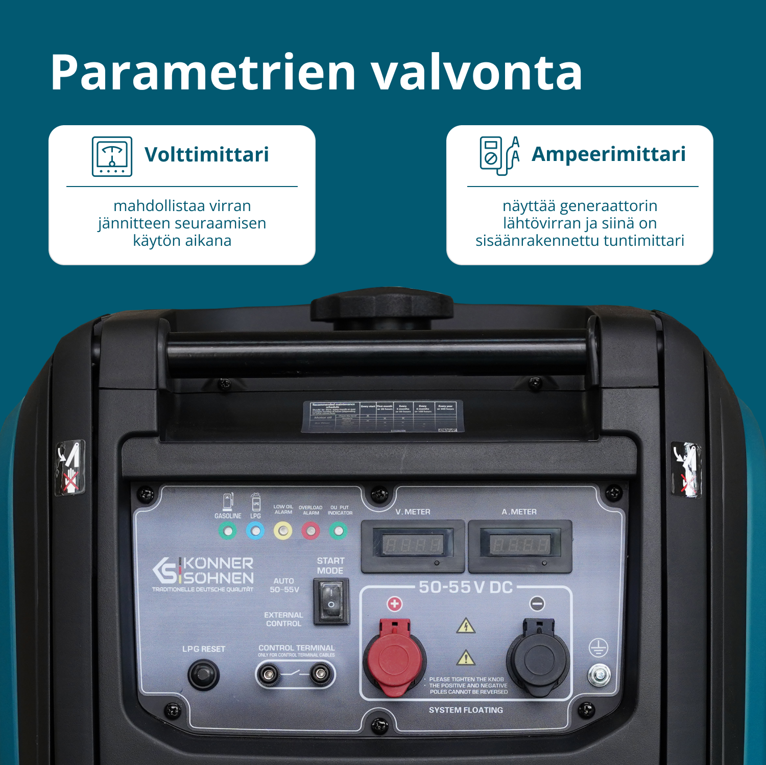 KS 48VGS-DC Generator jednosmerne struje, verzija 50–55V