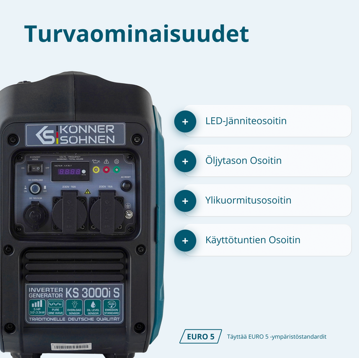 Invertterigeneraattori KS 3000i S