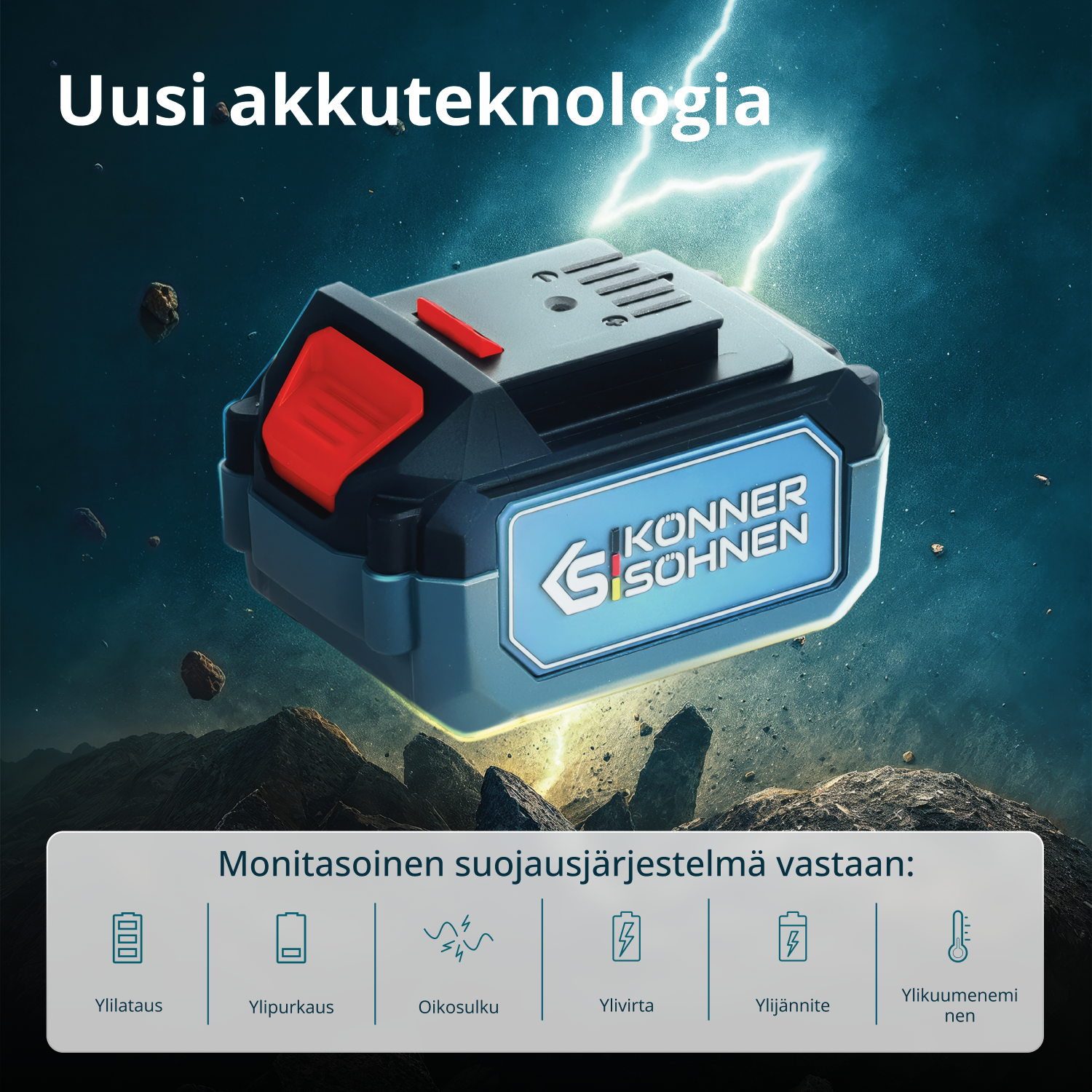 Bežične električne makaze za orezivanje KS CPS20V-40 Case