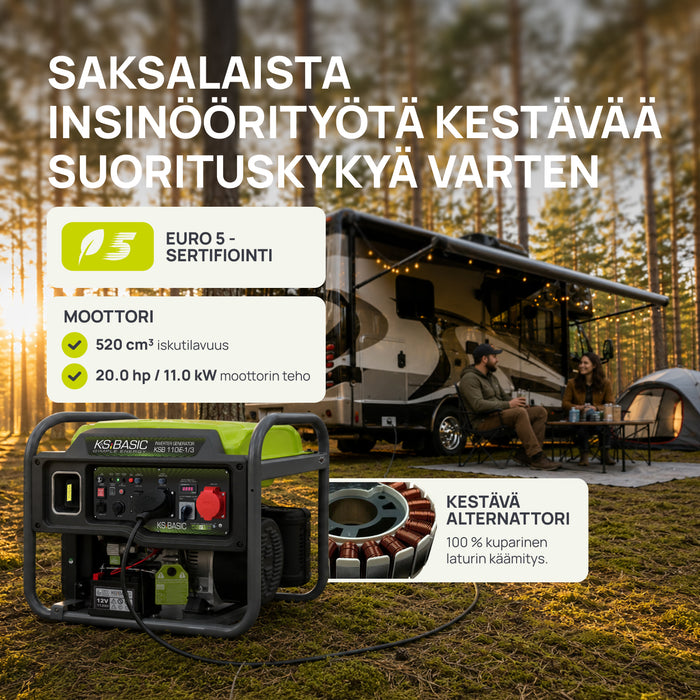 Invertorový generátor KSB 110iE-1/3