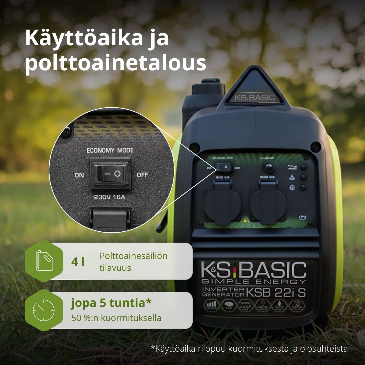 Invertorový generátor KSB 22i S