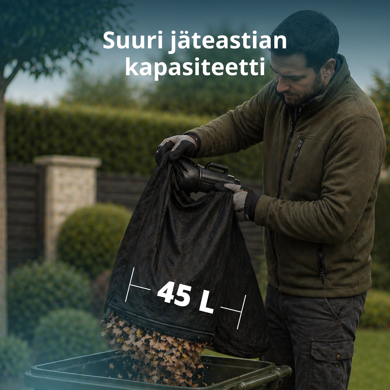 Ασύρματη σκούπα-φυσητήρας κήπου KS LBV-40V