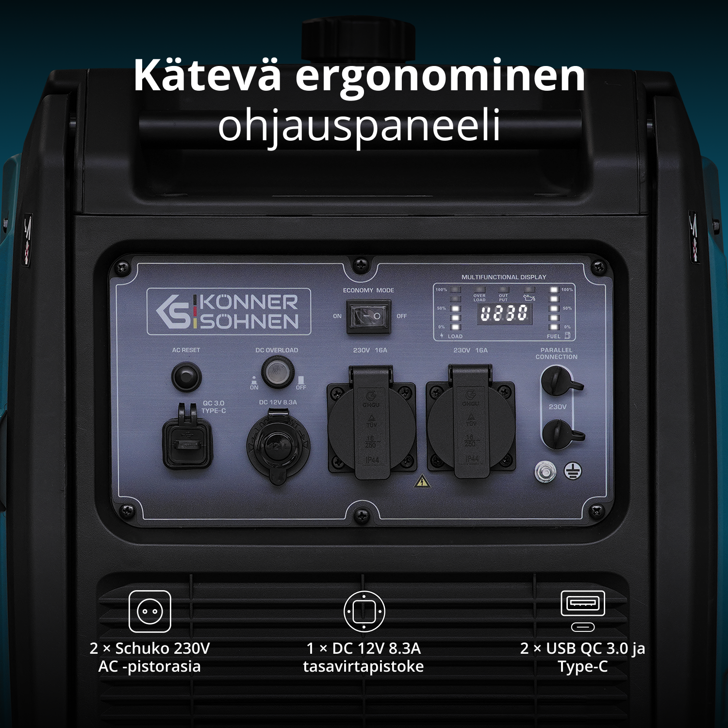 Invertorový generátor na LPG/benzín KS 4000iEG S