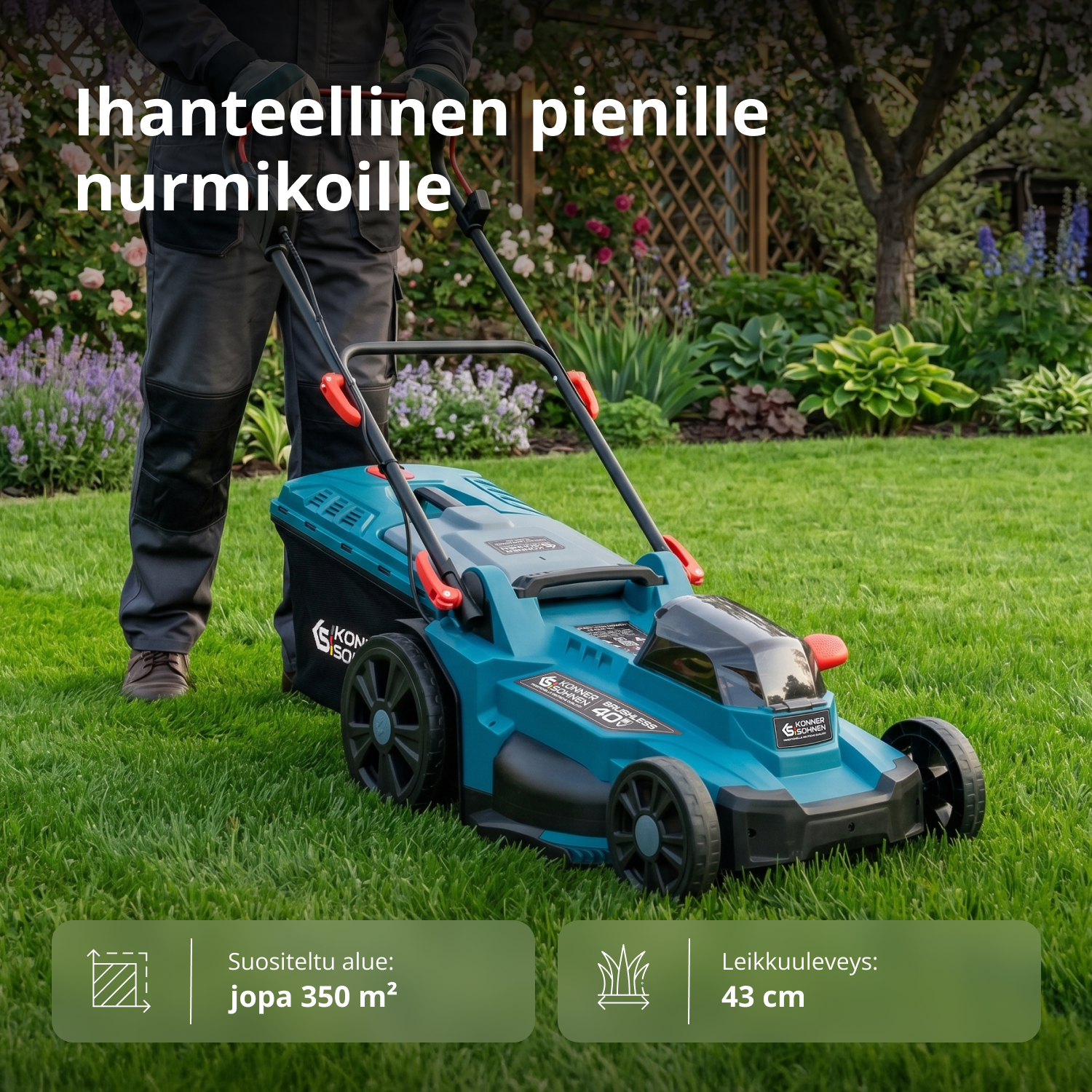 Ledningsfri plæneklipper KS 43LM-40V