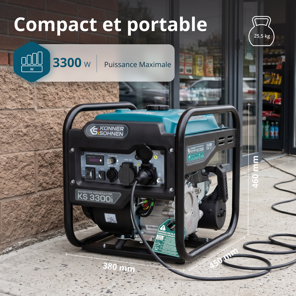 Groupe électrogène-onduleur KS 3300i