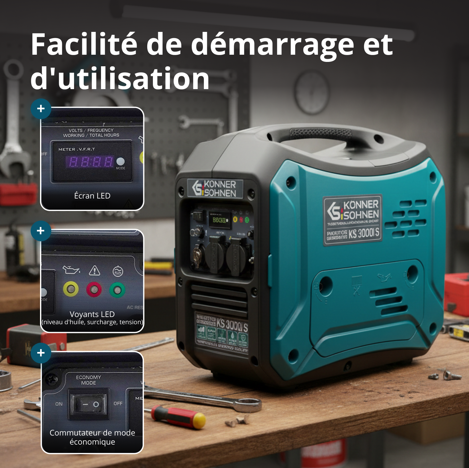 Groupe électrogène inverter KS 3000i S
