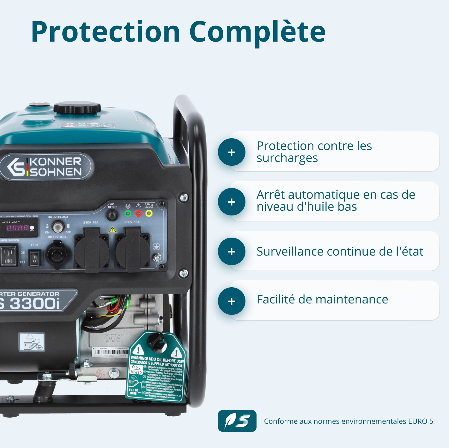 Groupe électrogène-onduleur KS 3300i