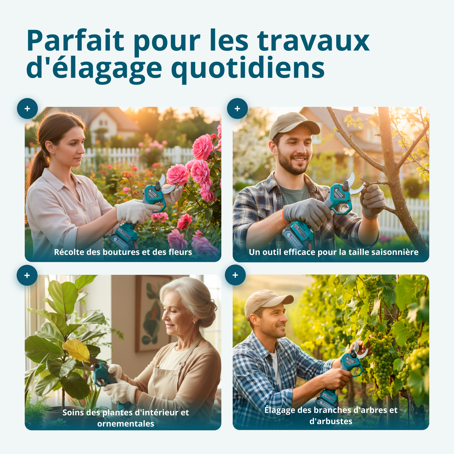 Sécateur à batterie KS CPS20V-40 Case