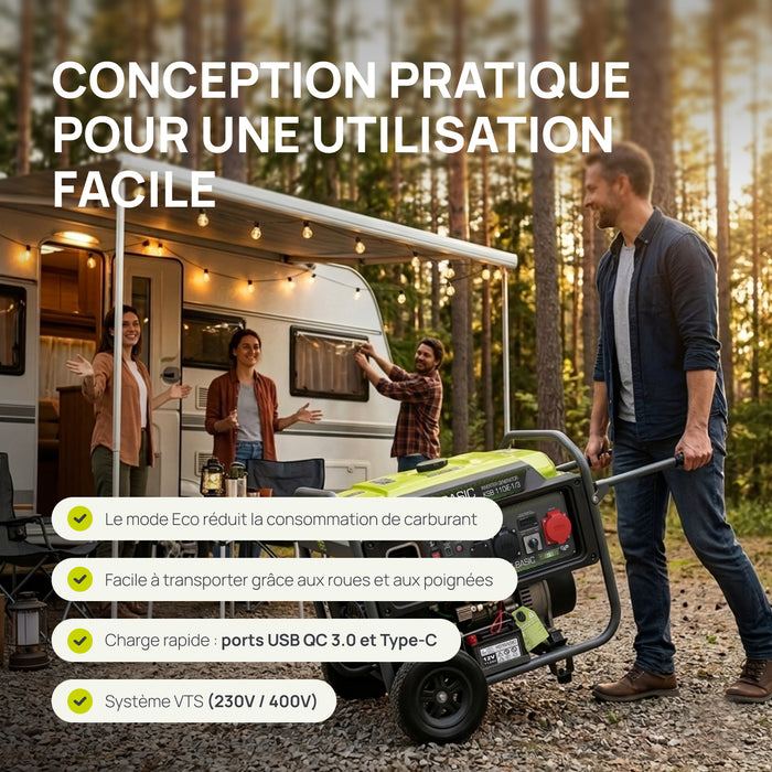 Groupe électrogène Inverter KSB 110iE-1/3