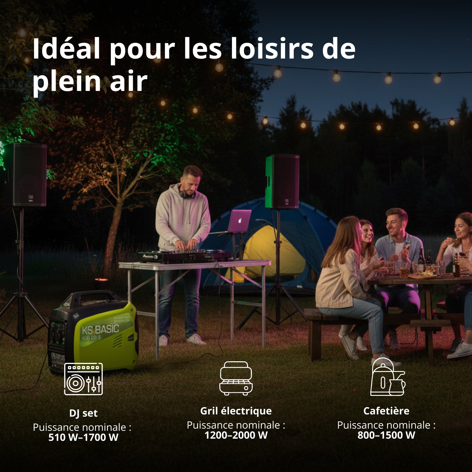 Groupe électrogène-onduleur KSB 22i S