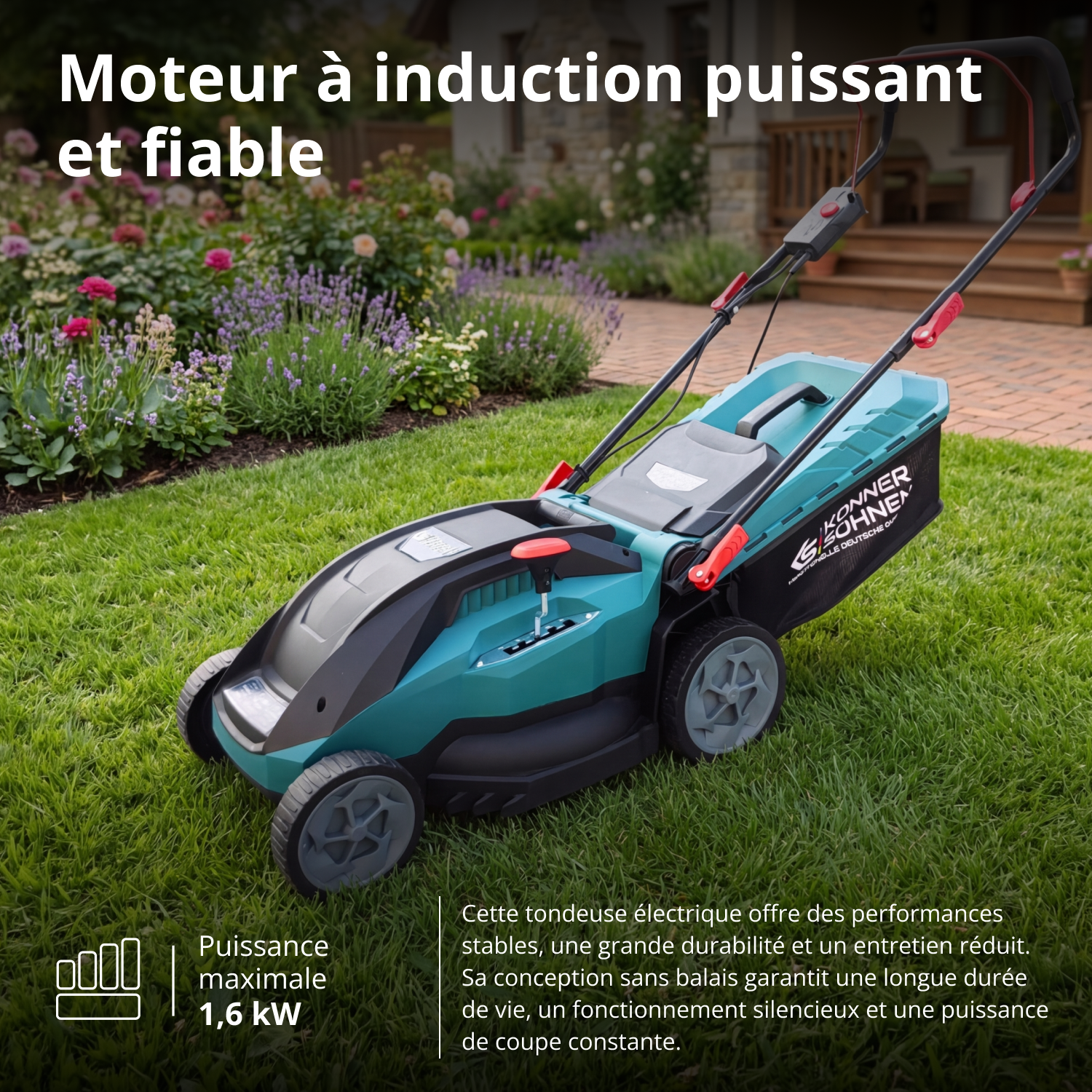 Tondeuse à gazon électrique KS 38LM16-BL