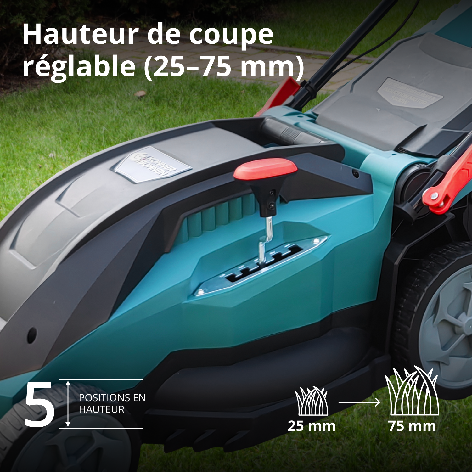 Tondeuse à gazon électrique KS 38LM16-BL