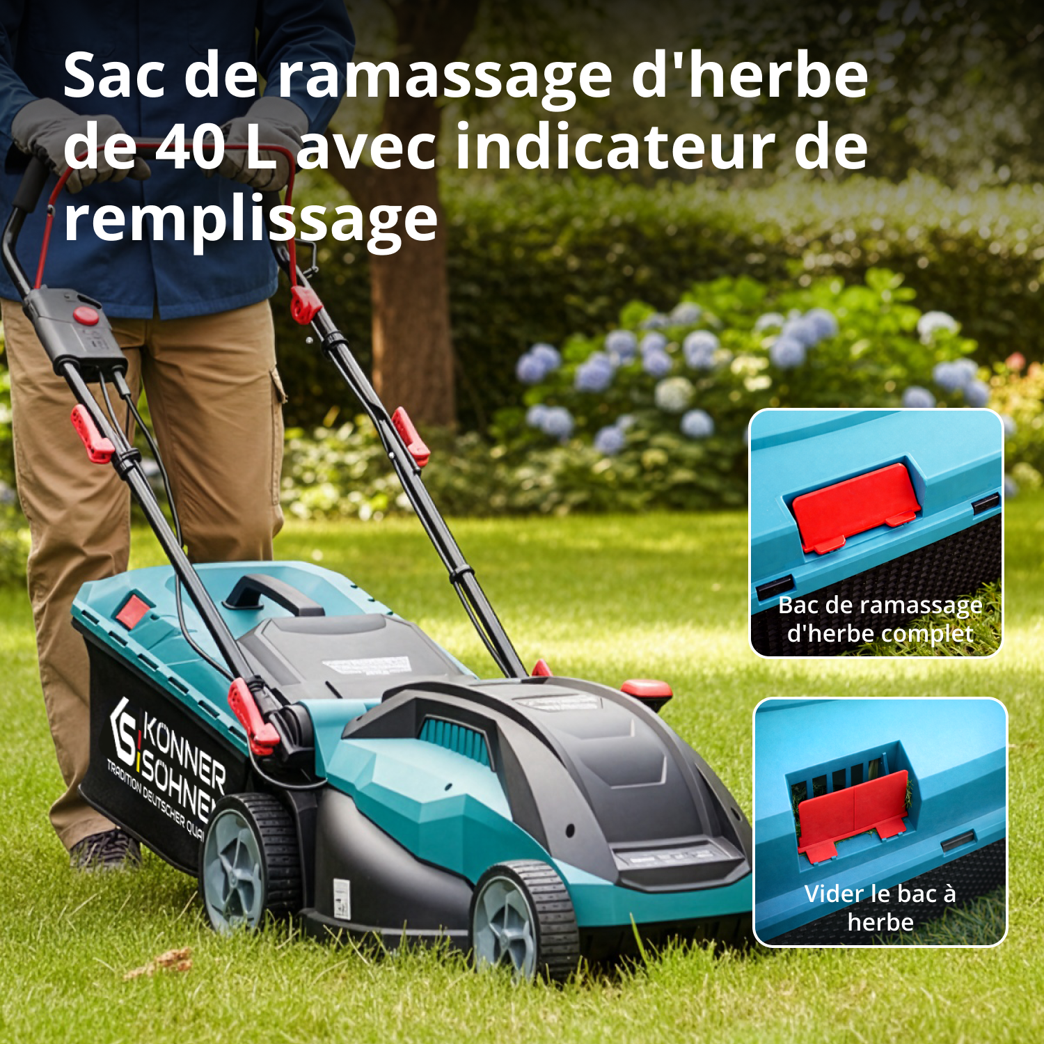 Tondeuse à gazon électrique KS 38LM16-BL