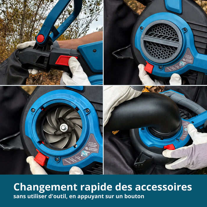 Aspirateur-souffleur de jardin sur batterie KS LBV-40V